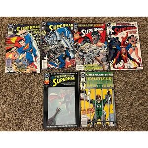 Superman Comic Book Lot of 11 (1988-1991) Good Condition